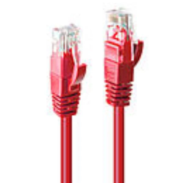 Lindy 48033 cavo di rete Rosso 2 m Cat6 U/UTP (UTP)
