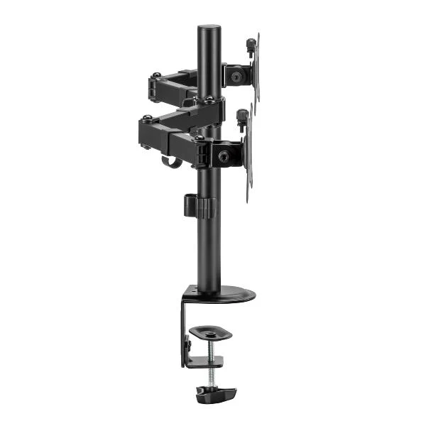Equip Staffa di montaggio da tavolo articolata per doppio monitor da 17“-32”, nero