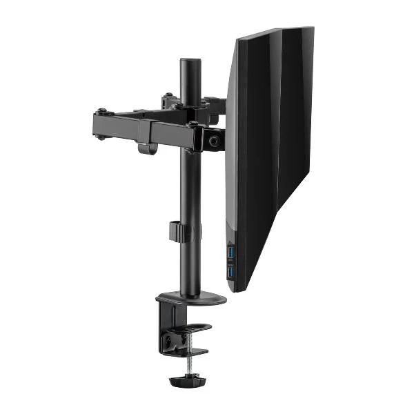 Equip Staffa di montaggio da tavolo articolata per doppio monitor da 17“-32”, nero