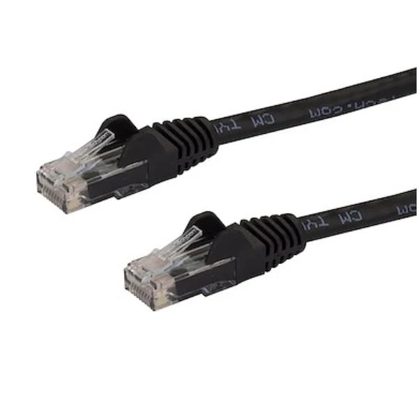 StarTech.com Cavo patch CAT6 1,5 m - Filo di rame al 100% - Connettore antistrappo - Nero
