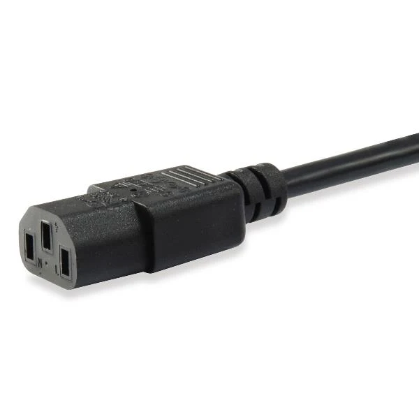 Equip 112121 Nero 3 m Spina di alimentazione di tipo F Accoppiatore C13