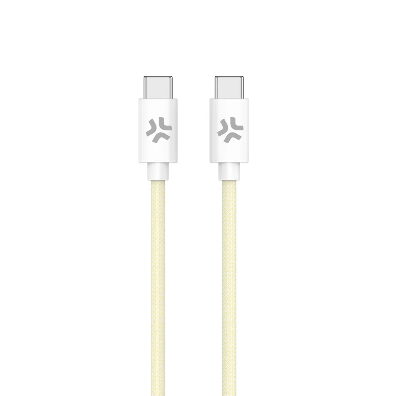 Celly USBCUSBCCOTTYL cavo USB 1,5 m USB C Bianco, Giallo