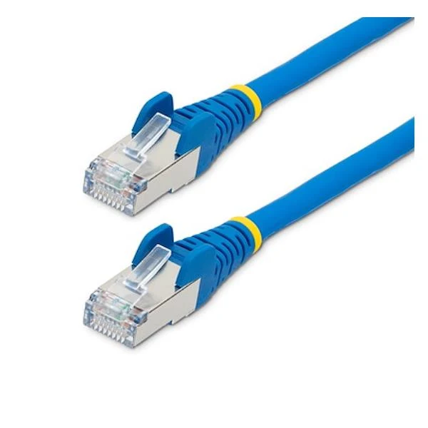 StarTech.com Cavo Ethernet CAT 6a - 2m - Blu - Cavo di rete LAN Low Smoke Zero Halogen (LSZH) - 10GbE 500MHz 100W PoE++ - Filo/Cavo patch schermato S/FTP con spinotto RJ45 antigroviglio e rilievi di trazione