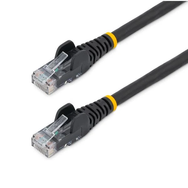 StarTech.com Cavo Ethernet CAT6 da 15 m - LSZH (Low Smoke Zero Halogen) - 10 Gigabit 650MHz 100W PoE RJ45 - Cavo di rete Lan UTP - Cavo patch categoria 6 antigroviglio - CAT 6, Certificazione ETL, 24AWG - Nero