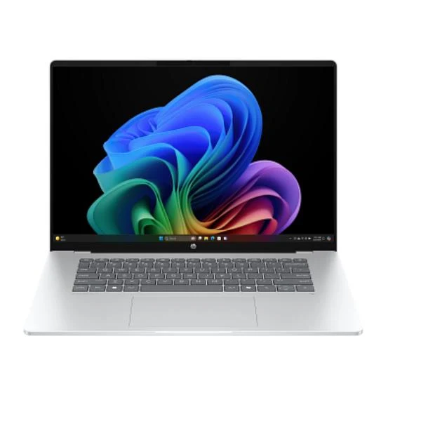 HP OmniBook 5 Laptop Next Gen AI 16-bf0004nl Copilot+ PC Snapdragon X1-26-100 Computer portatile 40,6 cm (16") 2K 16 GB LPDDR5x-SDRAM 512 GB SSD Wi-Fi 6E (802.11ax) Windows 11 Home Argento
