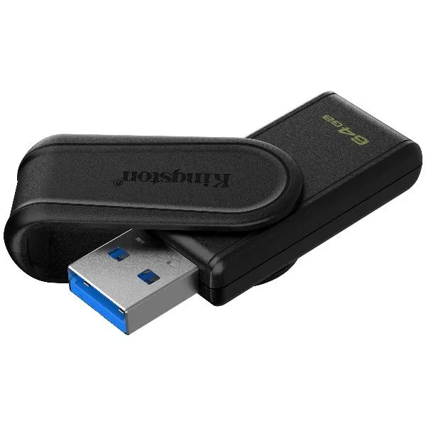 Kingston Technology DataTraveler 64GB Portable USB 3.2 Gen 1 Exodia S (Nero/Nero)
