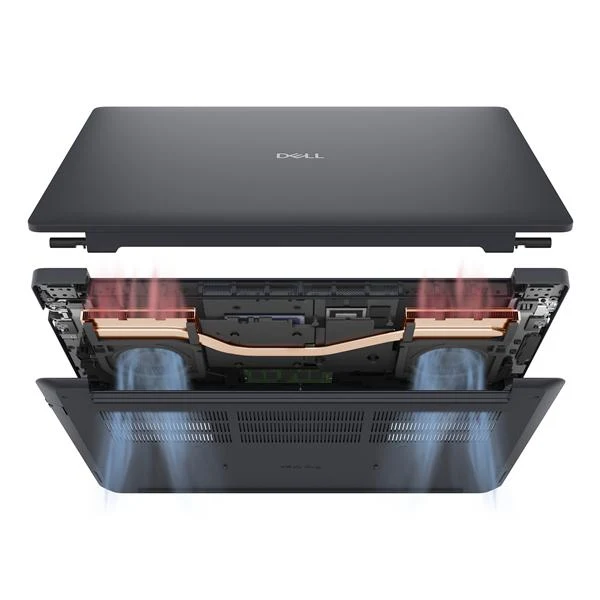 DELL Pro Max 16 MC16250 Intel Core Ultra 7 265H Workstation mobile 40,6 cm (16") Full HD+ 32 GB DDR5-SDRAM 1 TB SSD Wi-Fi 7 (802.11be) Windows 11 Pro Italiano Nero
