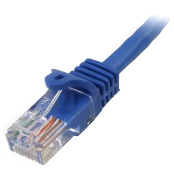 StarTech.com Cavo di Rete da 50cm Blu Cat5e Ethernet RJ45 Antigroviglio
