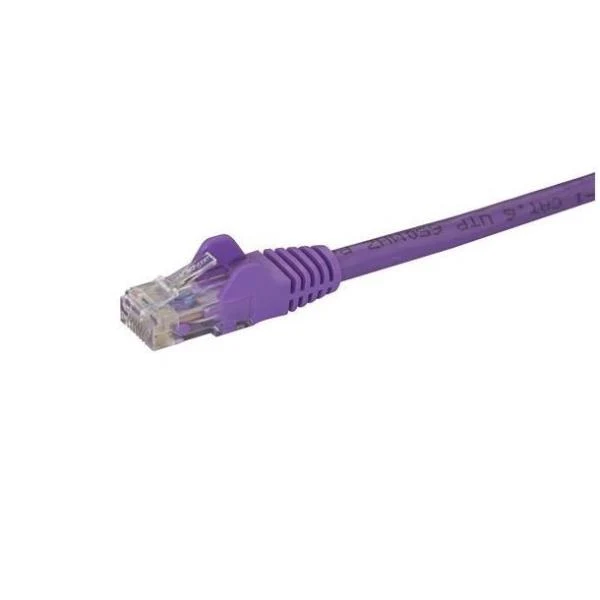 StarTech.com Cavo di Rete Viola Cat6 UTP Ethernet Gigabit RJ45 Antigroviglio - 1m