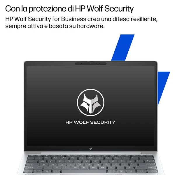 HP EliteBook 8 G1i AI PC Wolf Pro Security Edition Intel Core Ultra 5 225U Computer portatile 35,6 cm (14") WUXGA 24 GB DDR5-SDRAM 512 GB SSD Wi-Fi 6E (802.11ax) Windows 11 Pro Argento
