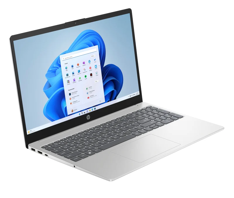 HP Laptop AI 15-fd2015nl Intel Core Ultra 7 255U Computer portatile 39,6 cm (15.6") Full HD 32 GB DDR5-SDRAM 1 TB SSD Wi-Fi 6 (802.11ax) Windows 11 Home AI PC Argento