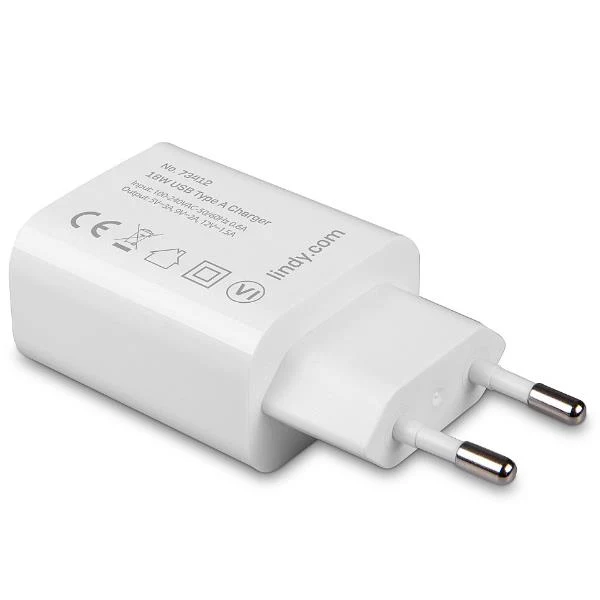 Lindy 73412 Caricabatterie per dispositivi mobili Smartphone, Tablet Bianco AC Ricarica rapida Interno, Esterno