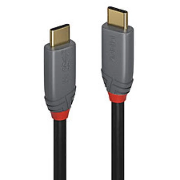 Lindy 36902 cavo USB 1,5 m USB C Nero, Grigio