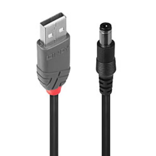 Lindy 70267 cavo USB USB 2.0 1,5 m USB A dC Nero