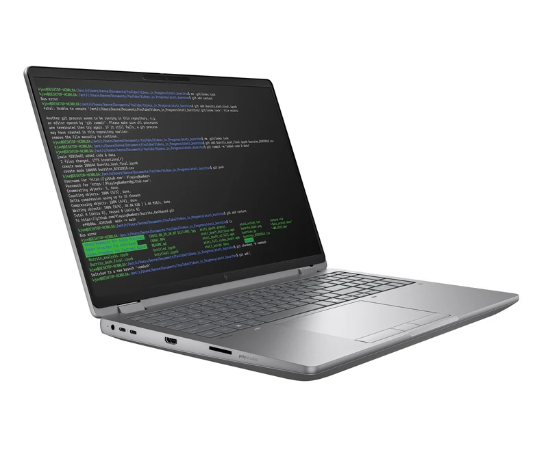 HP ZBook Fury G1i 16 inch Mobile Workstation PC Wolf Pro Security Edition - Data Science Intel Core Ultra 7 255HX 40,6 cm (16") WUXGA 32 GB DDR5-SDRAM NVIDIA RTX PRO 1000 Blackwell Wi-Fi 7 (802.11be) Windows 11 Pro AI Workstation, AI PC