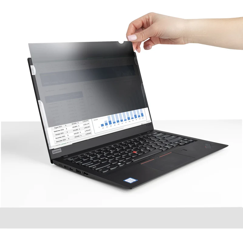 StarTech.com Filtro privacy per laptop da 14" - Schermo privacy antiriflesso per display widescreen (16:9) - Schermo protettivo per monitor con riduzione della luce blu del 51% - Lati opachi/lucidi reversibili