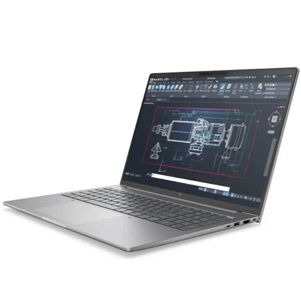 HP ZBook 8 G1i 16 inch Mobile Workstation PC Wolf Pro Security Edition Intel Core Ultra 7 255H 40,6 cm (16") WUXGA 16 GB DDR5-SDRAM 512 GB SSD NVIDIA RTX 500 Ada Wi-Fi 7 (802.11be) Windows 11 Pro AI Workstation, AI PC