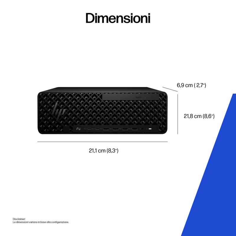 HP Z2 SFF G1i Workstation Wolf Pro Security Edition Intel Core Ultra 7 265 32 GB DDR5-SDRAM 1 TB SSD NVIDIA RTX A400 Windows 11 Pro Stazione di lavoro AI Workstation, AI PC Nero