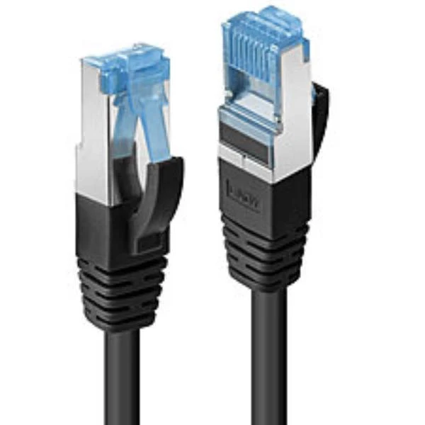 Lindy 47177 cavo di rete Nero 1 m Cat6a S/FTP (S-STP)