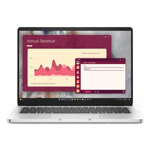 DELL Pro 14 PC14250 Intel Core Ultra 7 255U Computer portatile 35,6 cm (14") Full HD+ 32 GB DDR5-SDRAM 512 GB SSD Wi-Fi 6E (802.11ax) Windows 11 Pro Italiano Platino