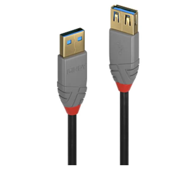 Lindy Prolunga USB 3.2 Tipo A, Anthra Line, 1m