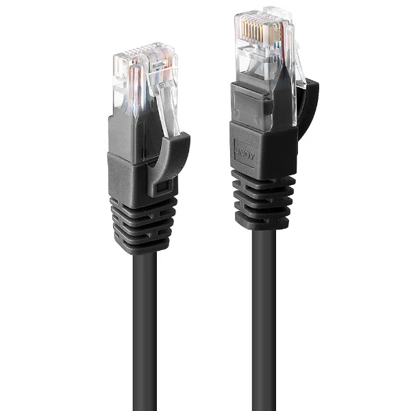 Lindy 48079 cavo di rete Nero 3 m Cat6 U/UTP (UTP)