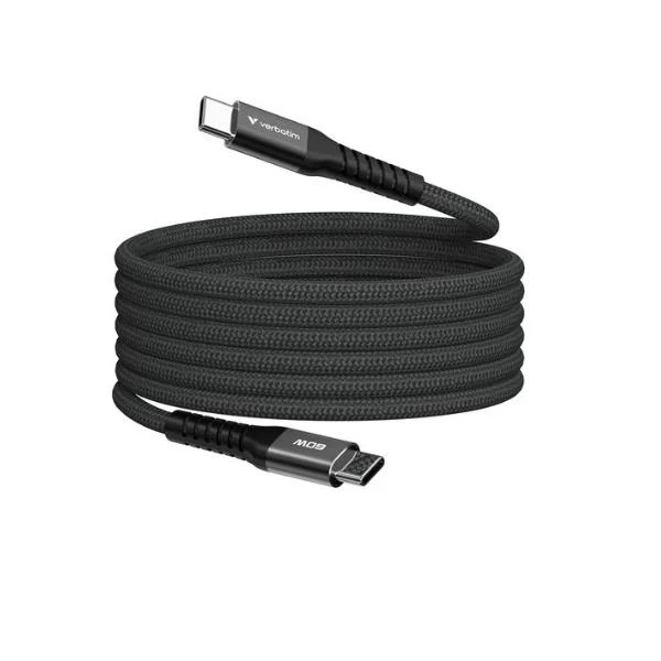 Verbatim 31859 cavo USB USB 2.0 1,2 m USB C Nero