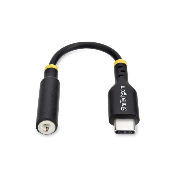StarTech.com Adattatore Audio da USB-C a Jack 3,5 mm - Dongle USB Type-C a Jack TRRS per Cuffie e Auricolari, DAC Hi-Fi a 32 bit; Funziona con Telefoni e Tablet