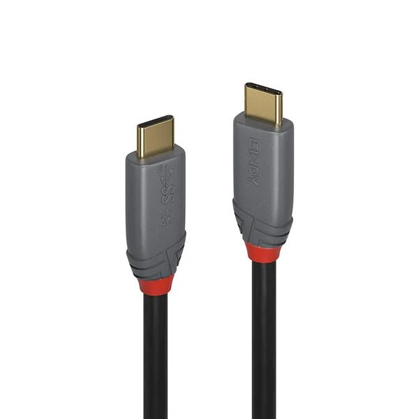Lindy 36901 cavo USB 1 m USB C Nero, Grigio