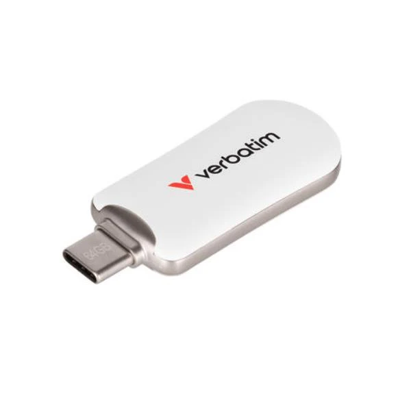 Verbatim 30228 unità flash USB 64 GB USB tipo-C 3.2 Gen 1 (3.1 Gen 1) Bianco
