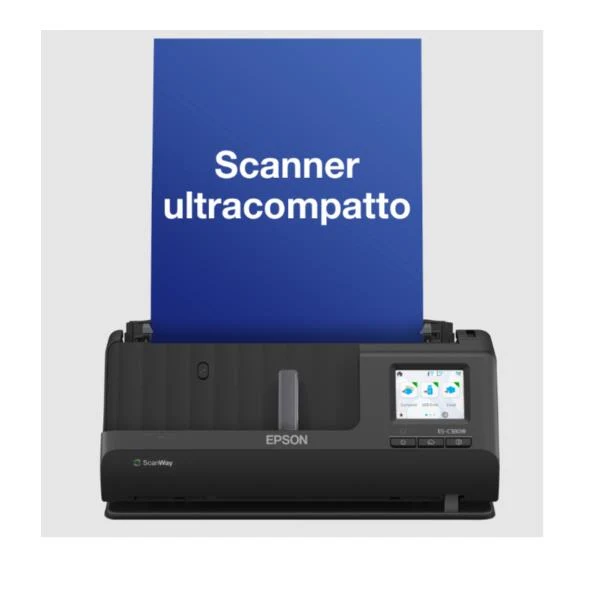 Epson ES-C380W Scanner con ADF + alimentatore di fogli 600 x 600 DPI A4 Nero