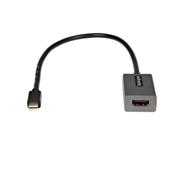 StarTech.com Adattatore Mini DisplayPort a HDMI - Dongle da mDP a HDMI - 1080p - Monitor/Display da mDP 1.2 a HDMI - Convertitore video - Cavo collegato da 30 cm - Versione aggiornata di MDP2HDMI