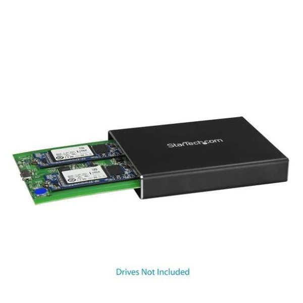 StarTech.com Box Esterno USB 3.1 (10Gbit/s) a 2 Slot - Enclosure M.2 NGFF SSD SATA - RAID