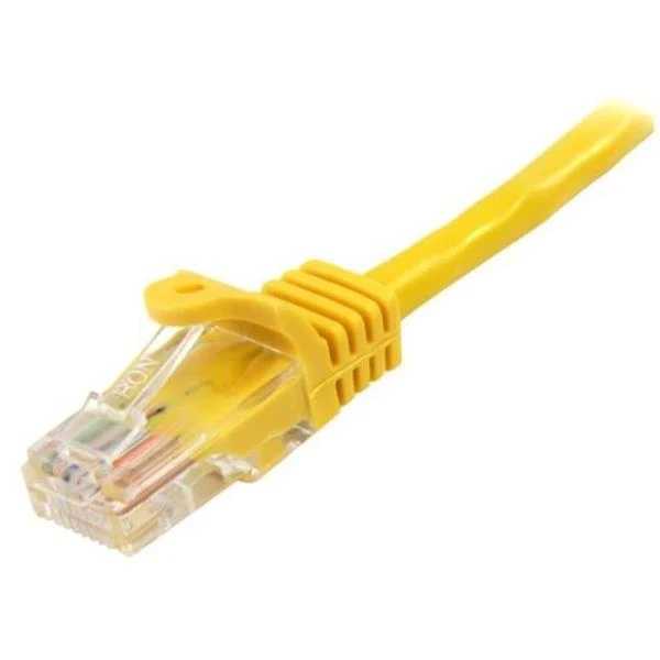 StarTech.com Cavo di rete CAT 5e - Cavo Patch Ethernet RJ45 UTP Giallo da 3m antigroviglio