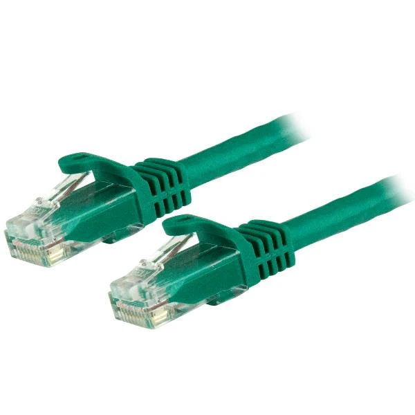 StarTech.com Cavo patch CAT6 1,5 m - Filo di rame al 100% - Connettore antistrappo - Verde