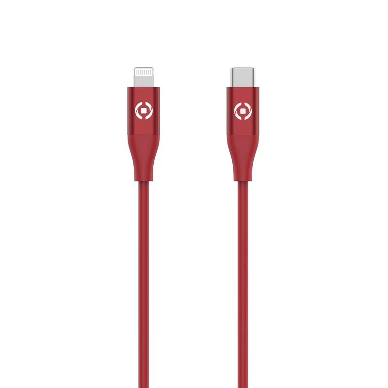 Celly USBCLIGHTCOLRD cavo Lightning 1,5 m Rosso