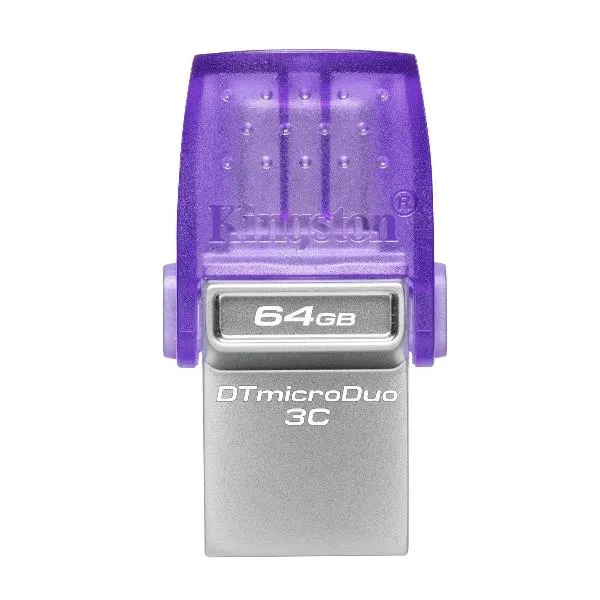 Kingston Technology DataTraveler 64GB microDuo 3C 200MB/s dual USB-A + USB-C
