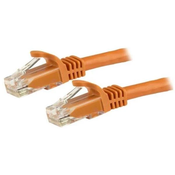 StarTech.com Cavo di rete CAT 6 - Cavo Patch Ethernet RJ45 UTP arancione da 1m antigroviglio - cavo gigabit categoria 6