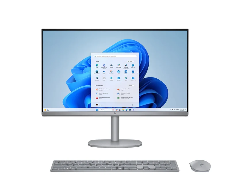 HP OmniStudio X 27-cs0006nl Intel Core Ultra 7 155H 68,6 cm (27") 1920 x 1080 Pixel PC All-in-one 16 GB DDR5-SDRAM 1 TB SSD Windows 11 Home Wi-Fi 7 (802.11be) AI PC Argento