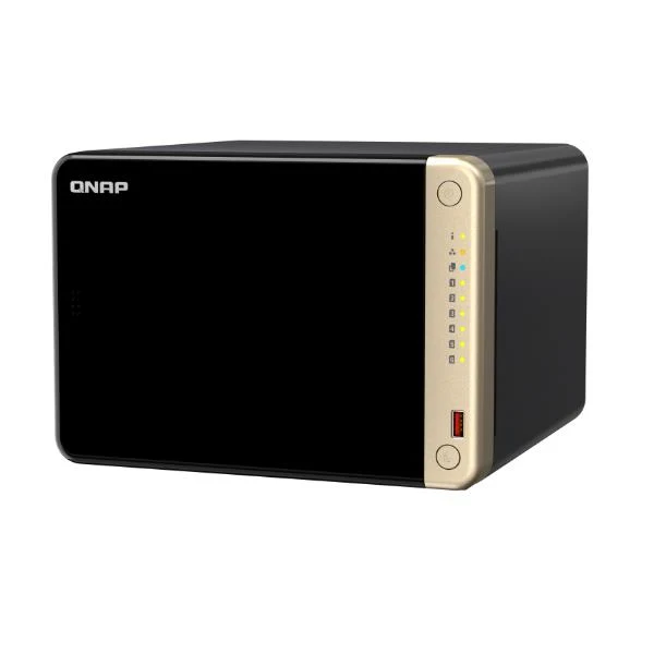 QNAP TS-664 NAS Tower Intel® Celeron® N5095 8 GB DDR4 0 TB QNAP QTS Nero, Bronzo