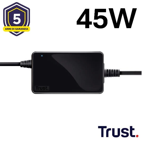 Trust Primo adattatore e invertitore Interno 45 W Nero