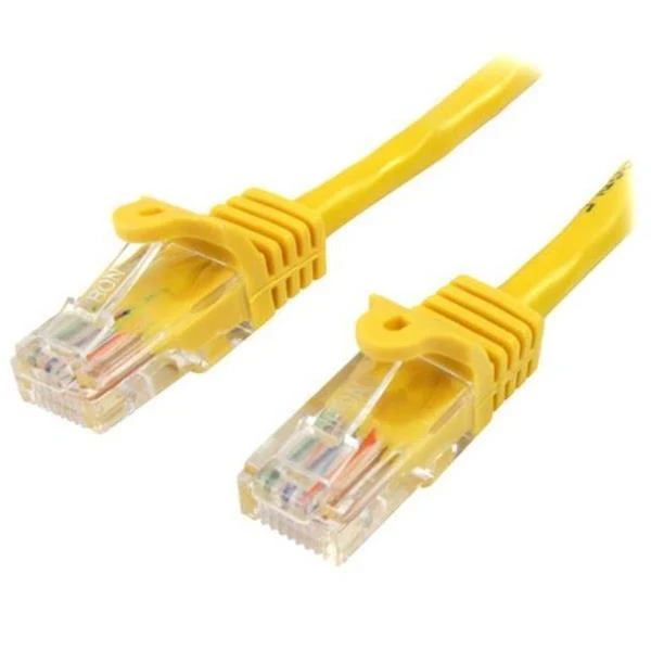 StarTech.com Cavo di rete CAT 5e - Cavo Patch Ethernet RJ45 UTP Giallo da 2m antigroviglio