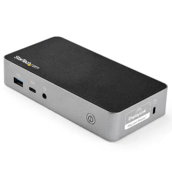 StarTech.com USB-C Dock - Docking Station per laptop Doppio Monitor HDMI 1080p - Power Delivery 65W - 1x USB-C, 3x USB-A, Ethernet - Doppio display video USB 3.1 Gen 1 Type-C Dock - Mac e Windows