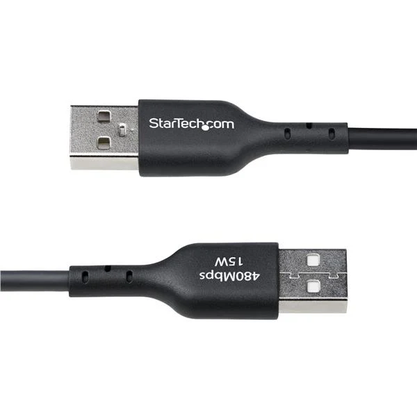 StarTech.com Cavo di Ricarica USB-A a USB-C da 2m - Cavetto di Carica Rapida USB-A a Type-C da 3A, Cavo per Trasferimento Dati USB 2.0 rivestito in TPE - M/M
