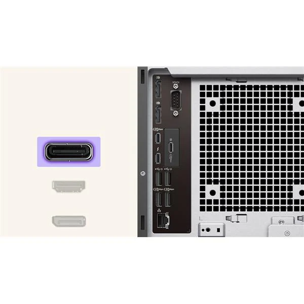 DELL Pro Max FCT2250 T2 Intel Core Ultra 9 285K 64 GB DDR5-SDRAM 1 TB SSD Windows 11 Pro Tower PC Nero