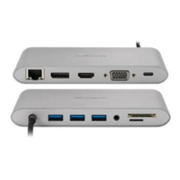 Kensington Docking station portatile senza driver doppia uscita video UH1440P USB-C 5 Gbps – DP/HDMI/VGA