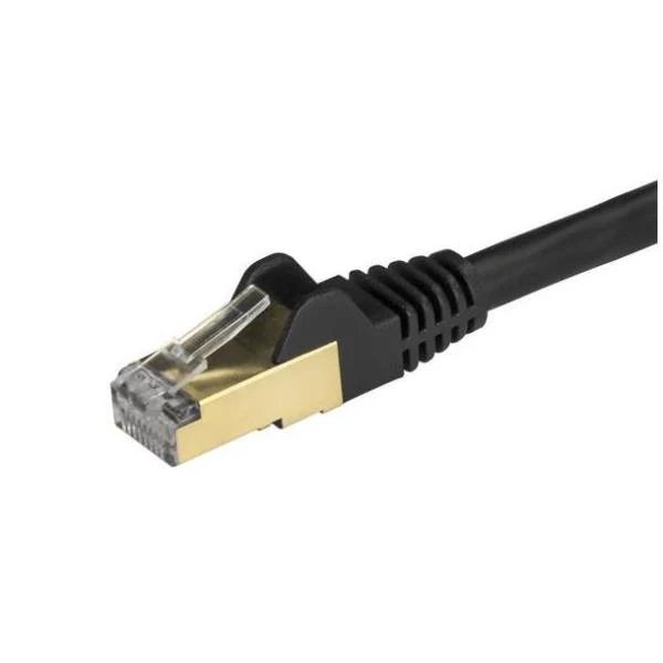 StarTech.com Cavo di Rete Ethernet Cat6a - Cavo Schermato STP da 3m - Nero