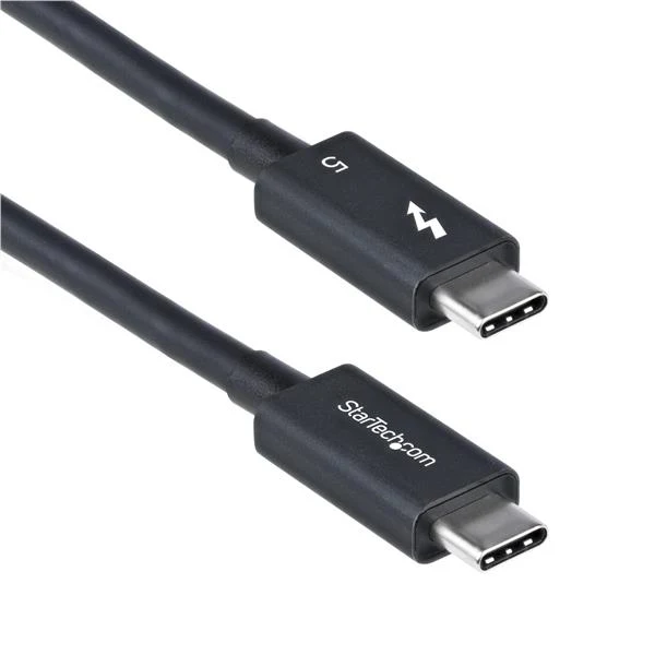 StarTech.com Cavo Thunderbolt 5 80 Gbps/fino a 120 Gbps da 1m, 240 W PD, 8K 60 Hz, cavo Thunderbolt certificato - Compatibile con Thunderbolt 4/USB4/USB-C