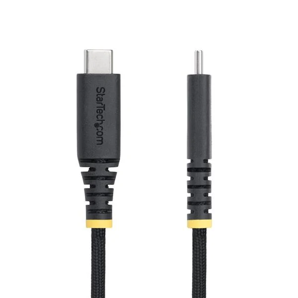 StarTech.com Cavo di Ricarica USB-C da 3 m, Chiusura a Vite Laterale, 240 W (5 A) PD EPR, Robusto e Ultra Flessibile, Cavo USB 2.0 Certificato USB-IF