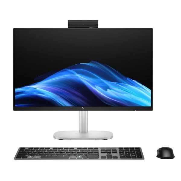 HP EliteStudio 8 G1i AI PC Wolf Pro Security Edition Intel Core Ultra 7 265 68,6 cm (27") 2560 x 1440 Pixel PC All-in-one 32 GB DDR5-SDRAM 1 TB SSD Windows 11 Pro Wi-Fi 7 (802.11be) Argento
